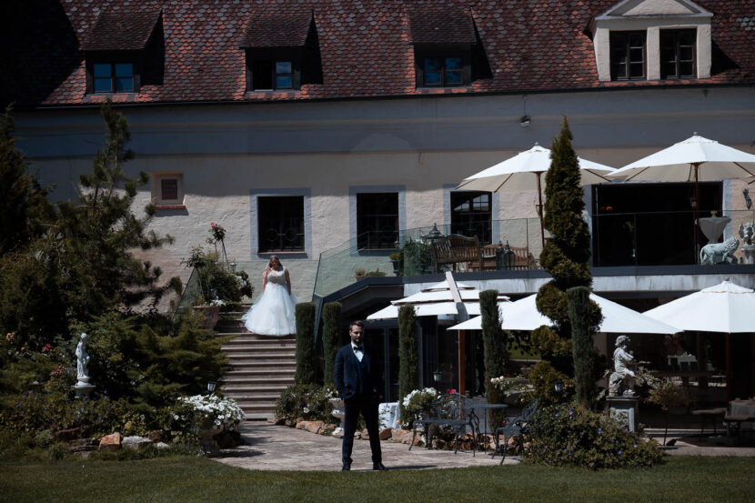 Schloss Oberndorf Hochzeit First look