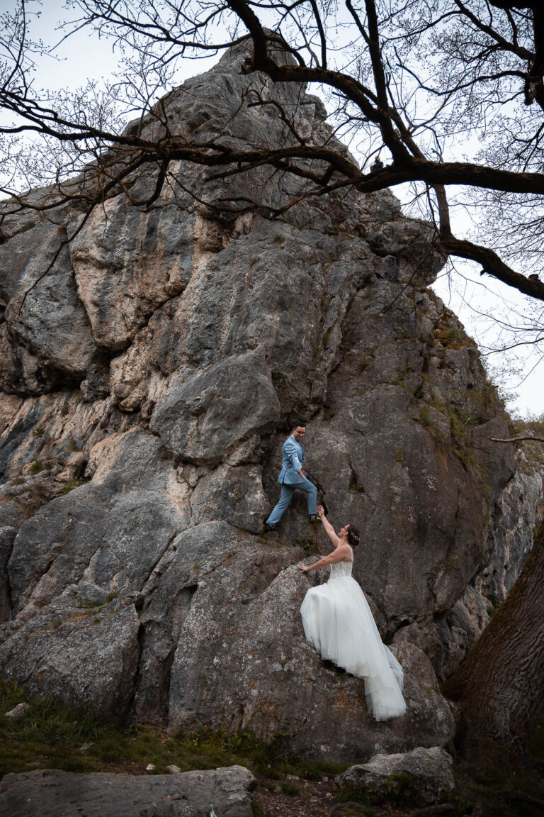 Nach der Trauung: Zeit für ein kurzes Shooting